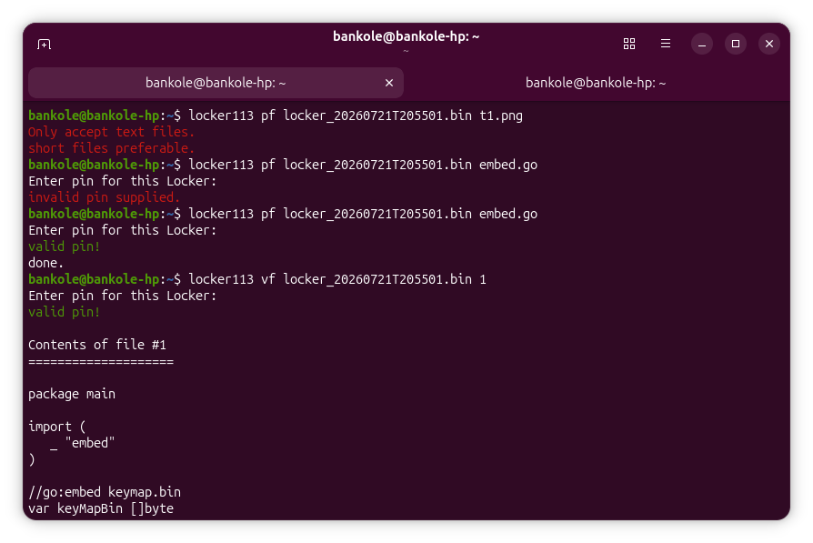 locker113 on bash